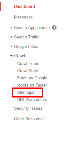 Google Search Console, under Crawl, then Sitemaps